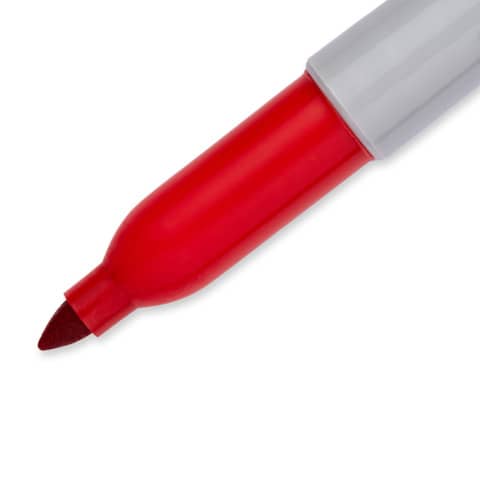 Marcatore permanente Sharpie Fine - punta tonda 1 mm rosso - S0810940